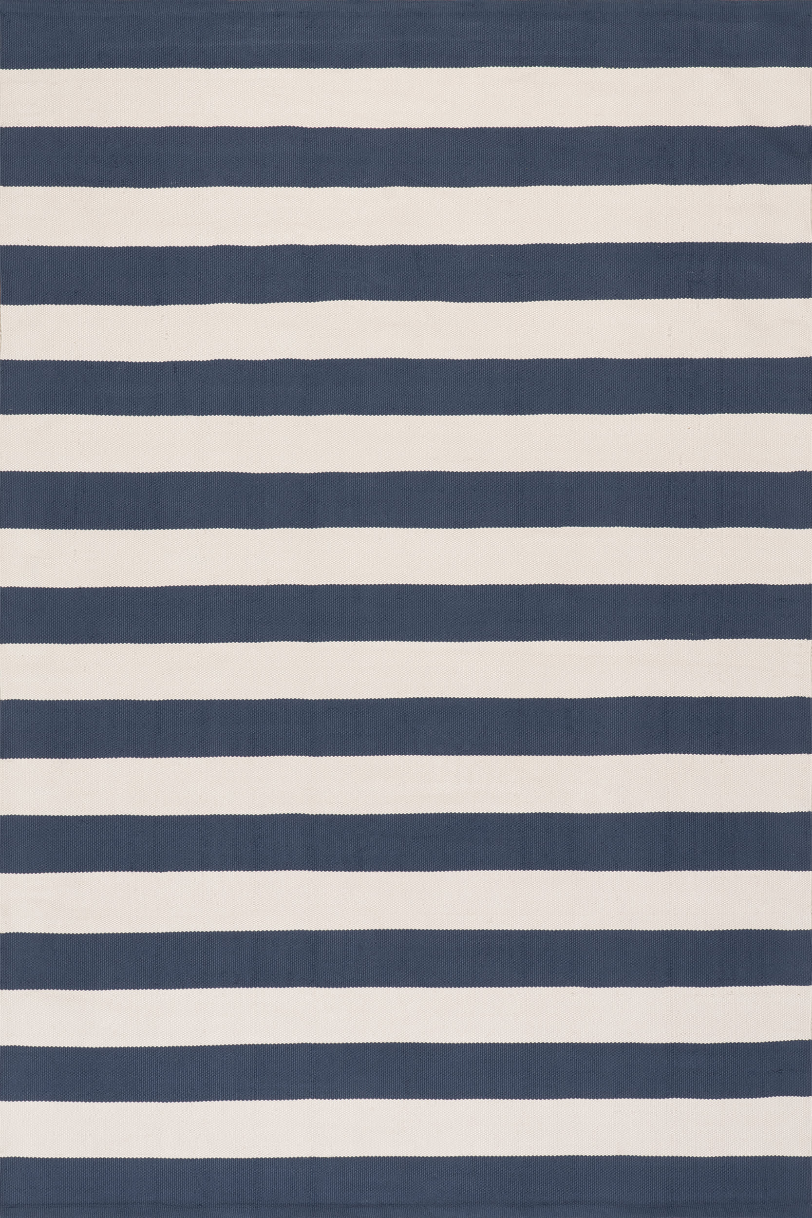 Banks Stripe Handwoven Indoor/Outdoor Rug | Navy