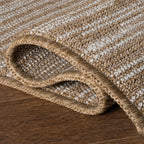 Dilara Transitional Abstract Indoor/Outdoor Rug | Natural Ivory