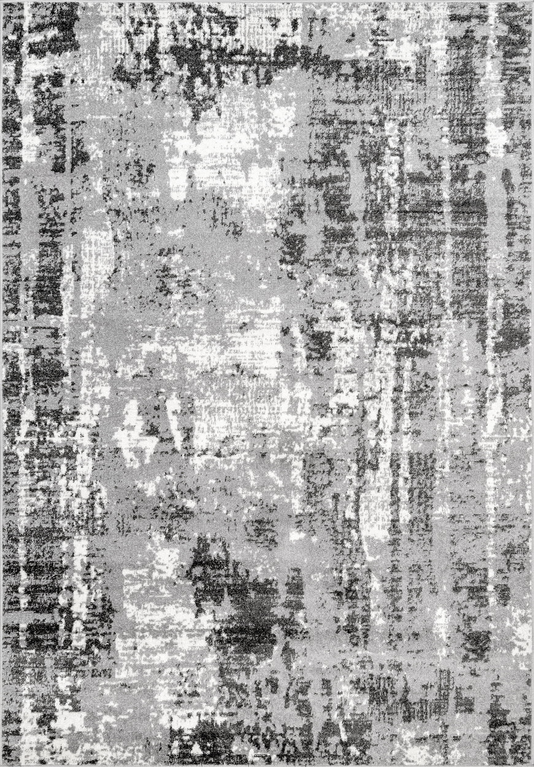 Strained Abstract Rug | Grey Main image