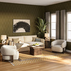 Memphis Modern Checkered Hand Woven Rug | Golden Yellow