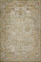 Lianna Washable Vines Rug | Green