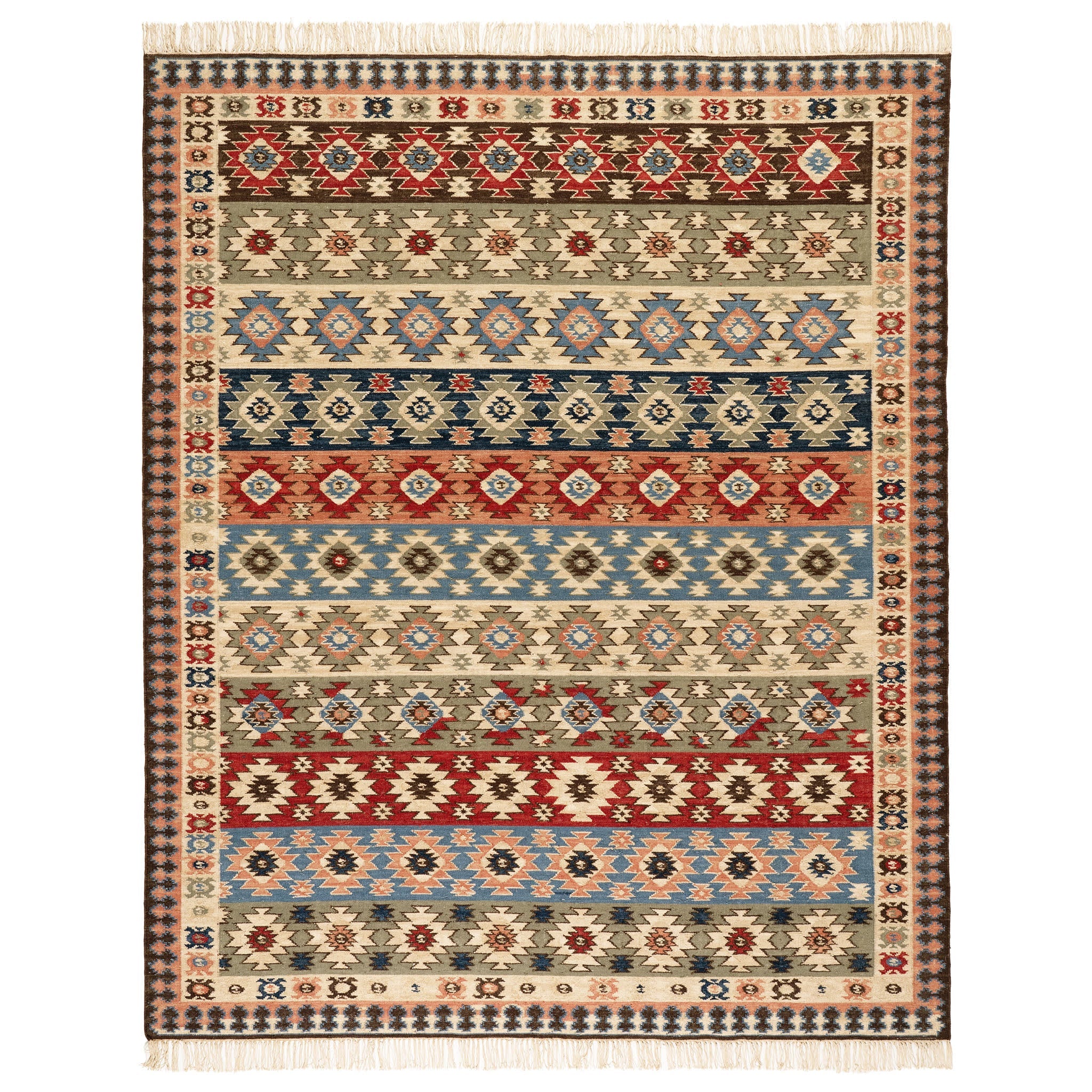 Balsam Kilim Handwoven Wool Rug | Multi