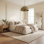 Afra Trellis Bohemian Hand Tufted Wool Rug | Sand