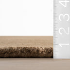 Mireille Solid Wool Cozy Rug | Sand