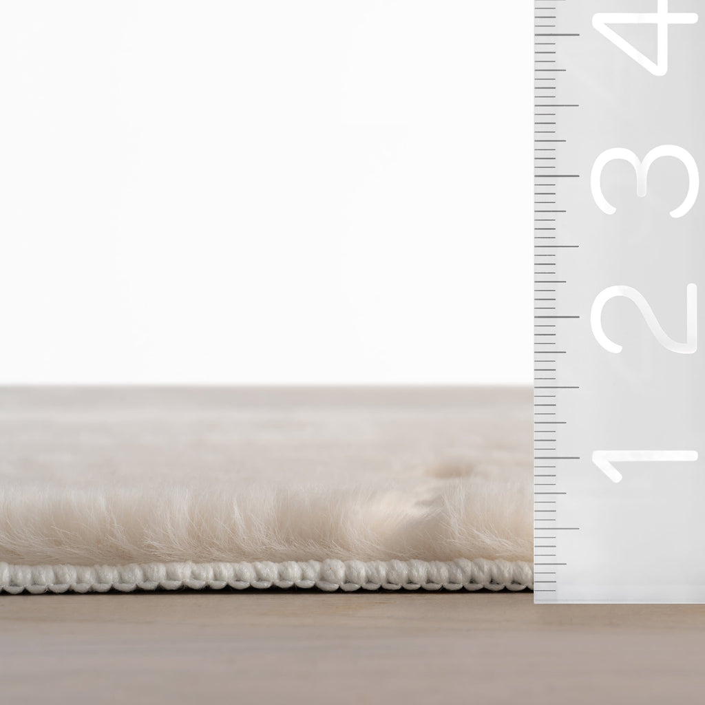 Archie Machine Washable Rug | Ivory