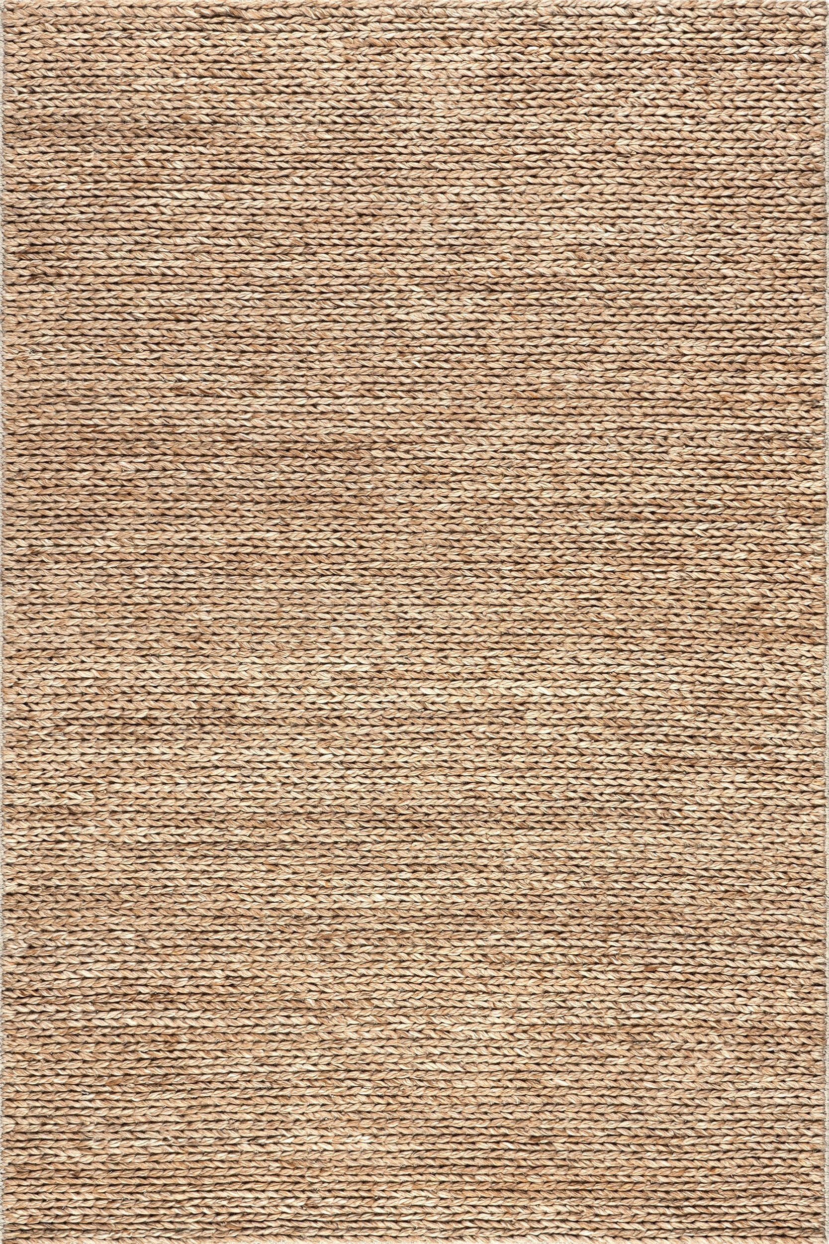 Softest Knit Wool Rug | Tan Main image