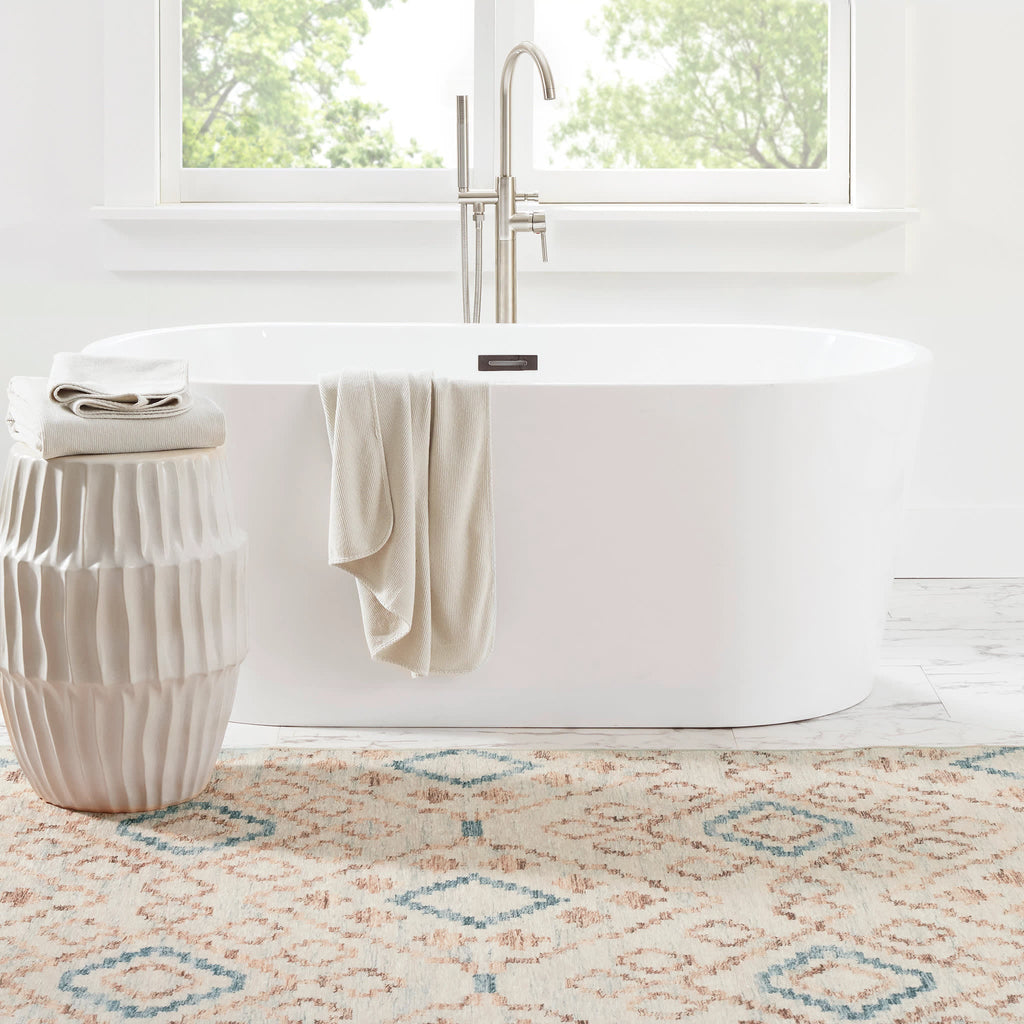 Jelly Roll Machine Washable Rug | Sky