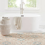 Jelly Roll Machine Washable Rug | Sky