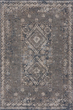 Solia Traditional Medallion Indoor/Outdoor Rug | Navy