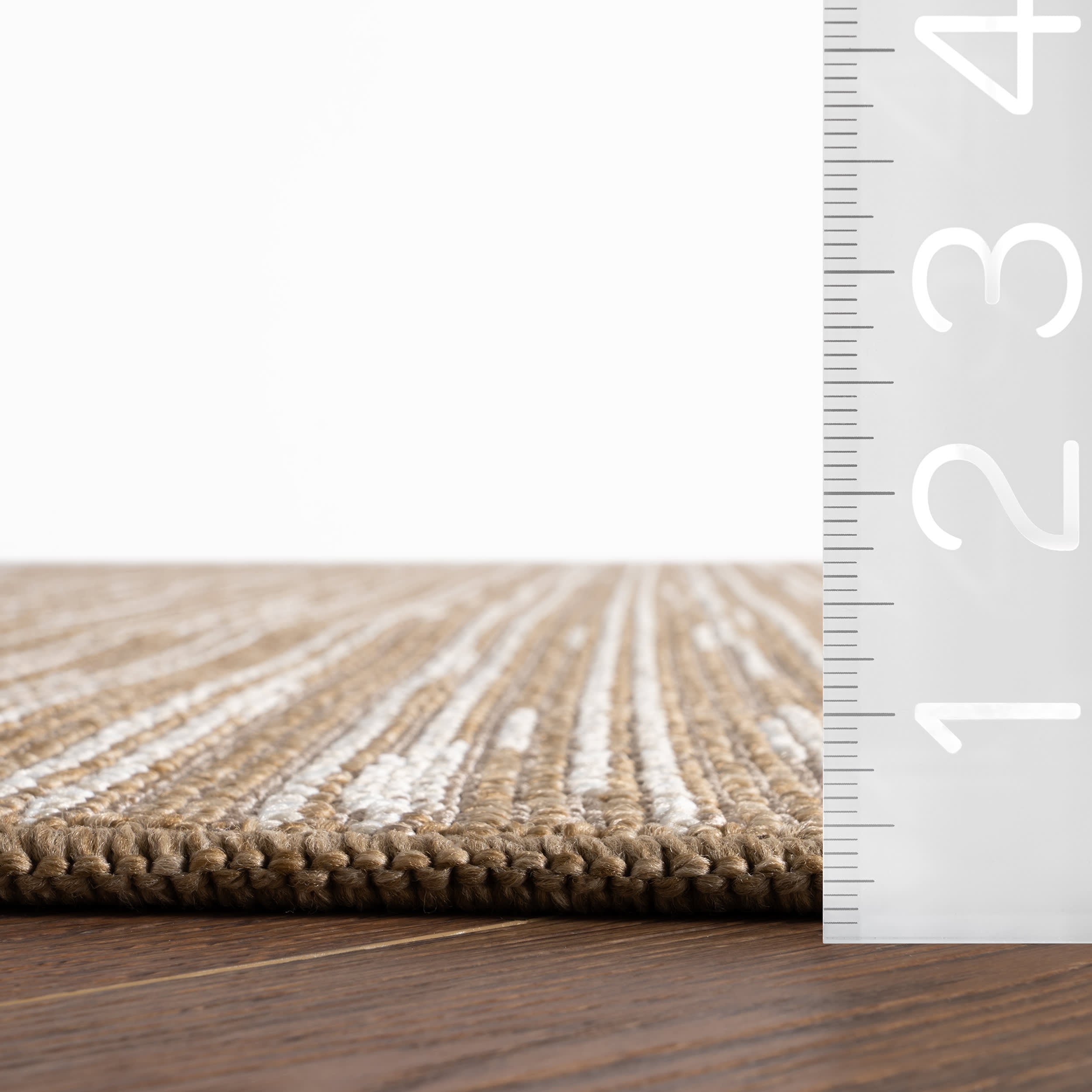 Dilara Transitional Abstract Indoor/Outdoor Rug | Natural Ivory
