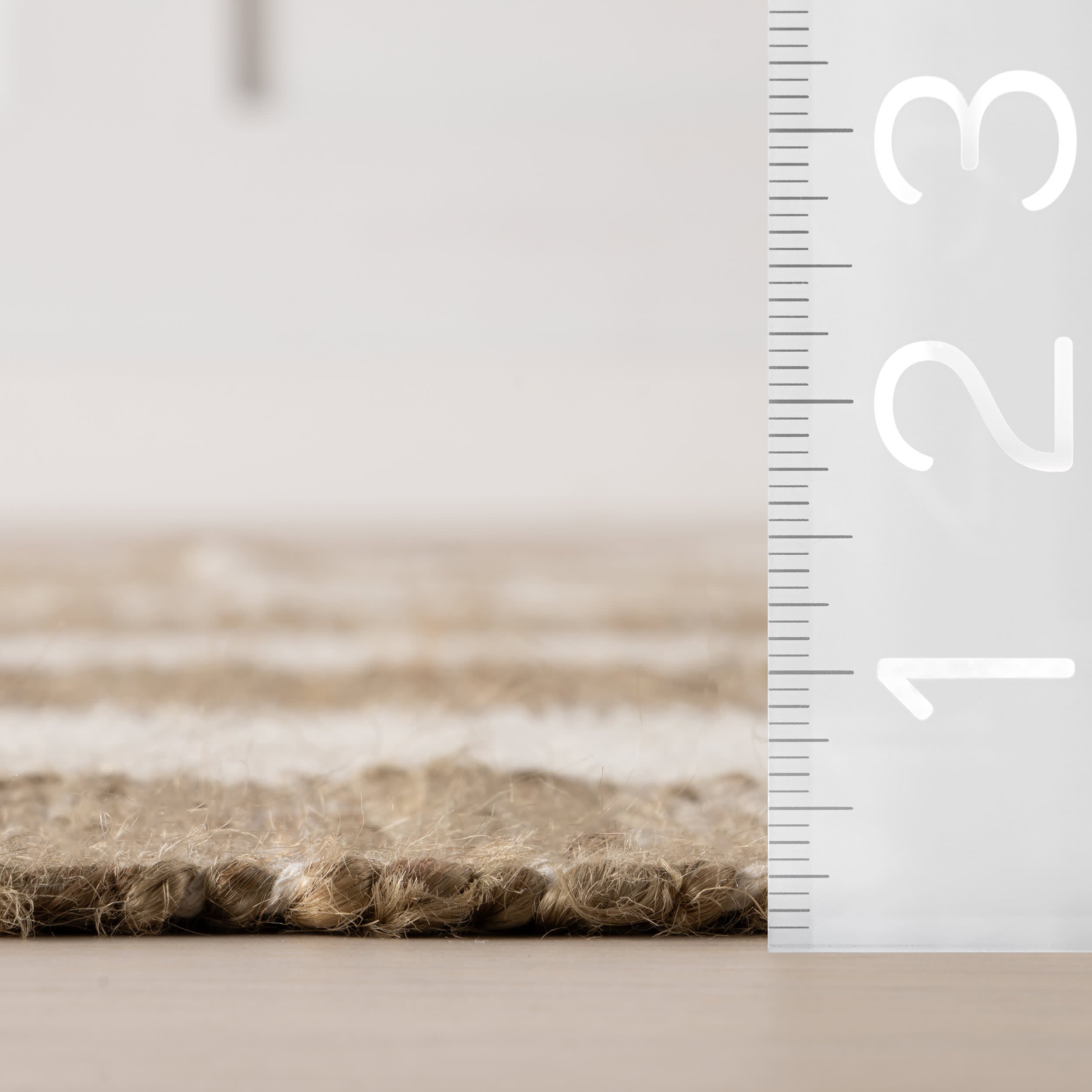 Tierra Jute Modern Farmhouse Rug | Brown