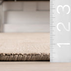 Alva Hand Loom Knotted Viscose Rug | Taupe