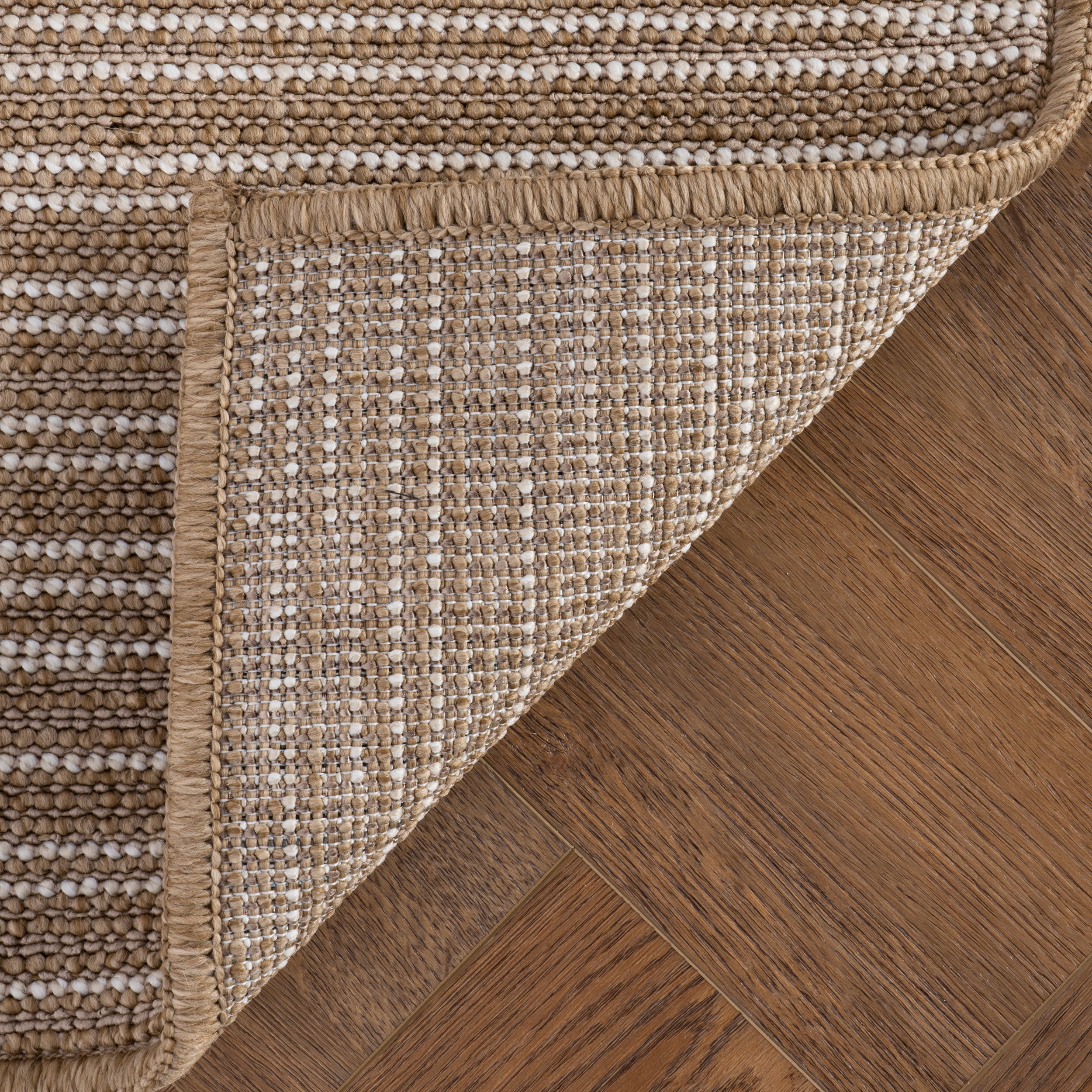Dilara Transitional Abstract Indoor/Outdoor Rug | Natural Ivory