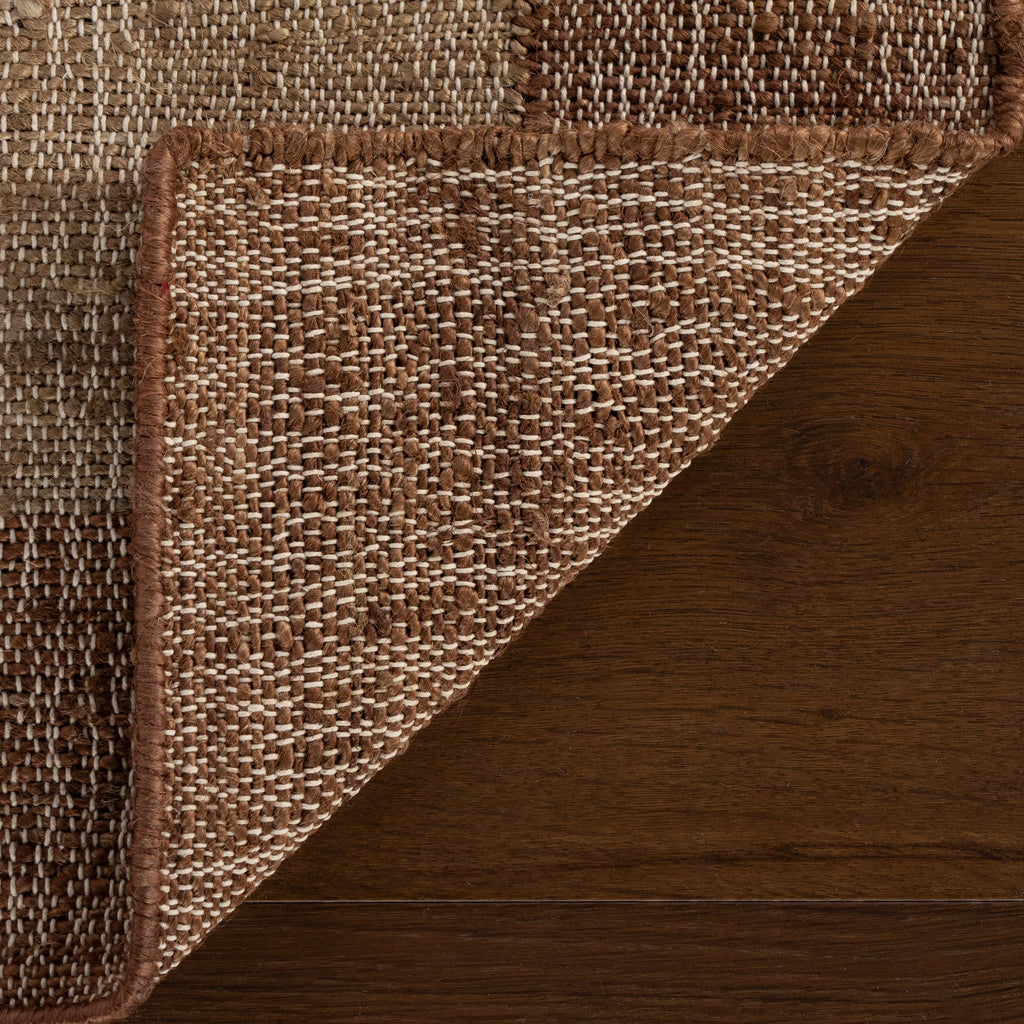 Tavira Modern Bordered Indoor Rug | Brown
