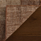 Tavira Modern Bordered Indoor Rug | Brown