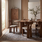 Delph Vintage & Distressed Washable Rug | Brown