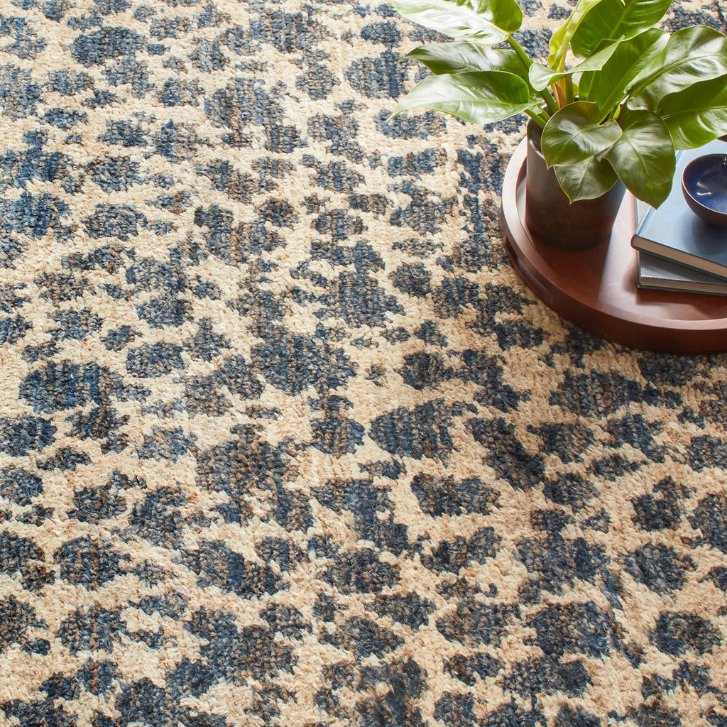 Stormi Hand Knotted Jute Rug | Indigo