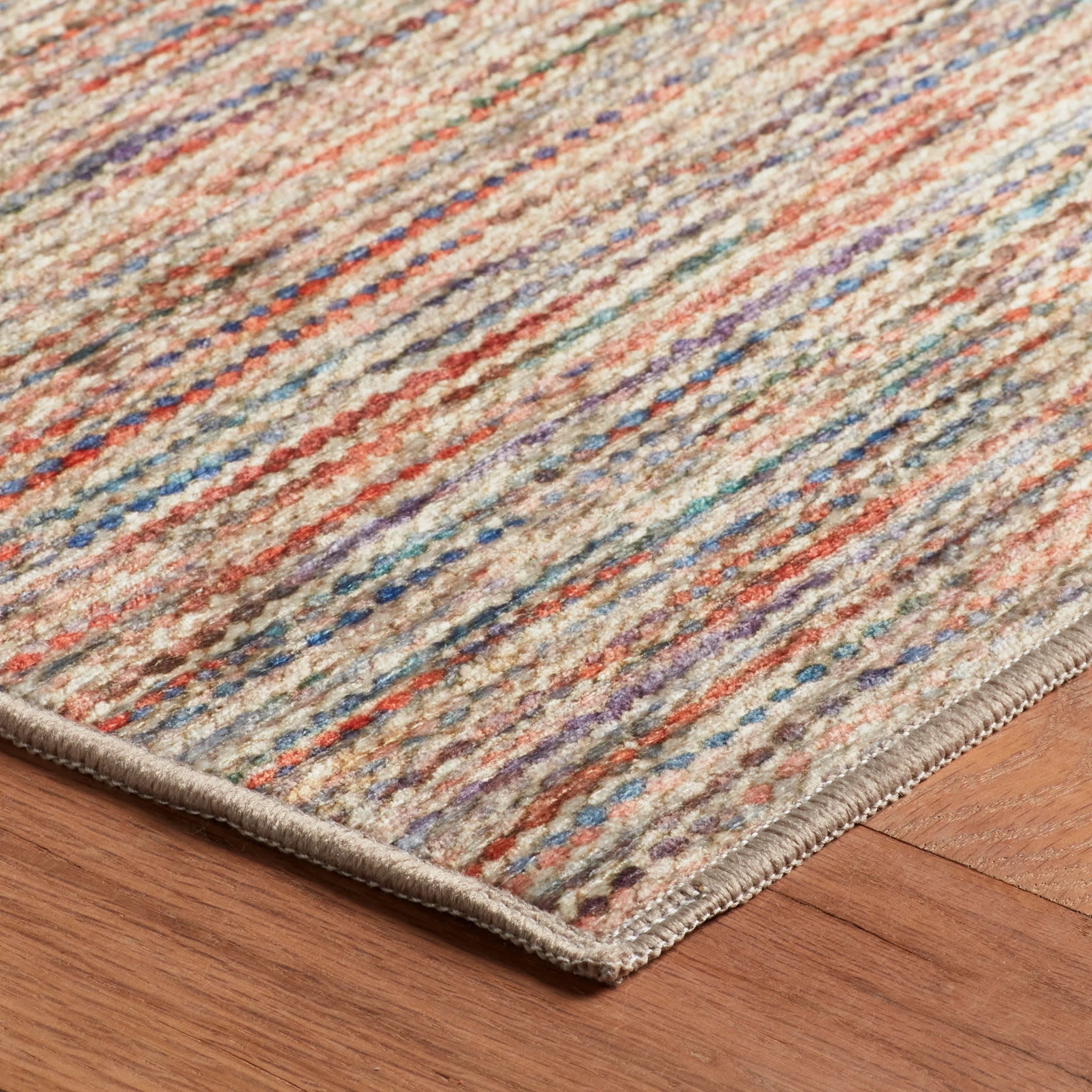 Clay Machine Washable Rug | Multi