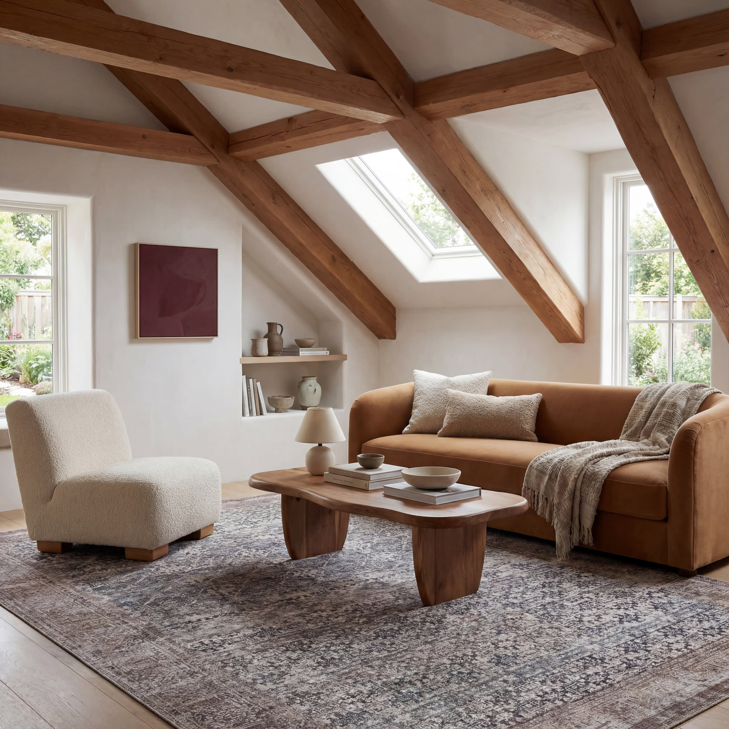 Delph Vintage & Distressed Washable Rug | Brown