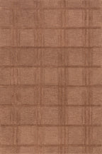Mallory Checked Wool Rug | Rust