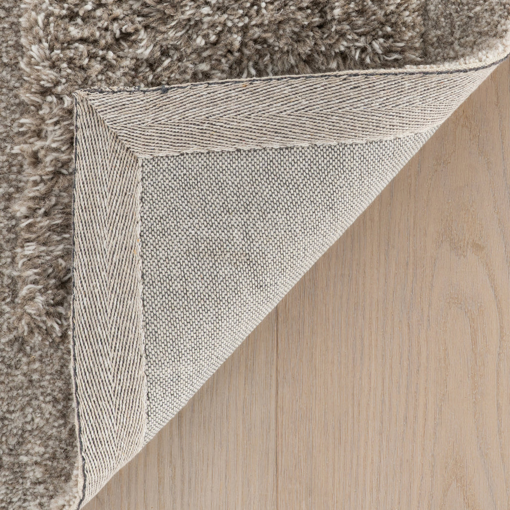 Sorvelle Modern Solid Wool Rug | Grey