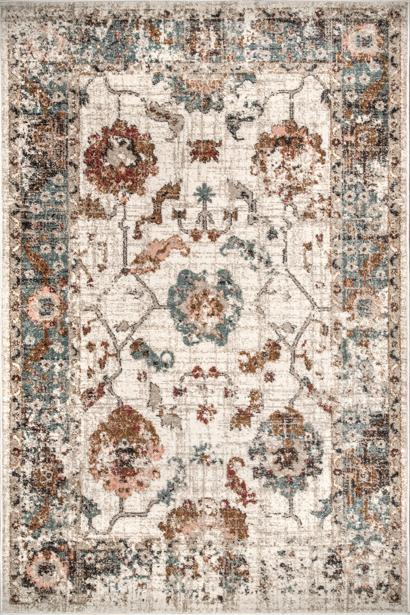 Vintage Autumn Rug | Beige Main image