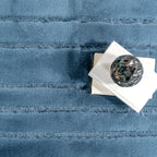 Tracie Arc Plush Cloud Washable Rug | Blue