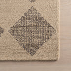 Tova Tufted Diamond Rug | Sand