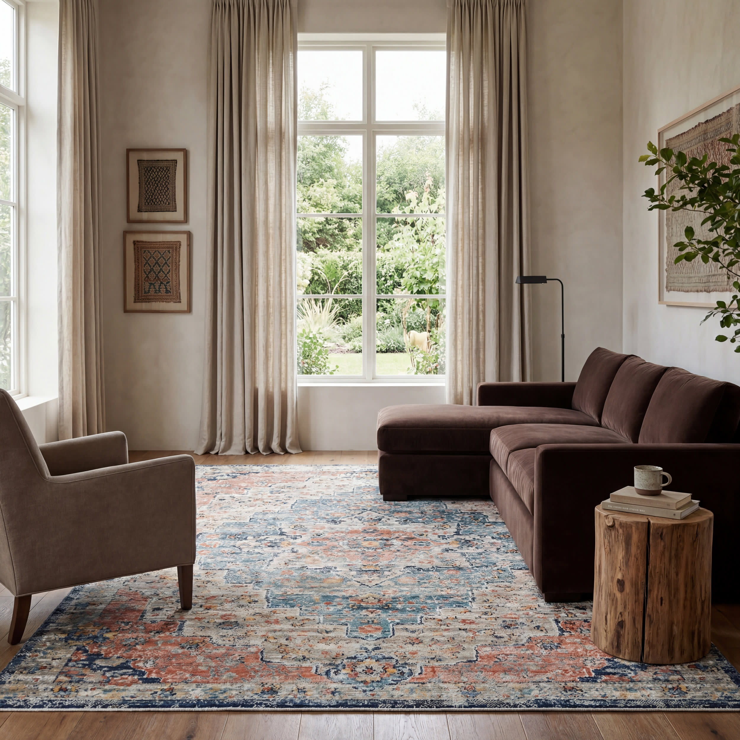 Flourishing Medallion Rug | Multicolor Secondary image