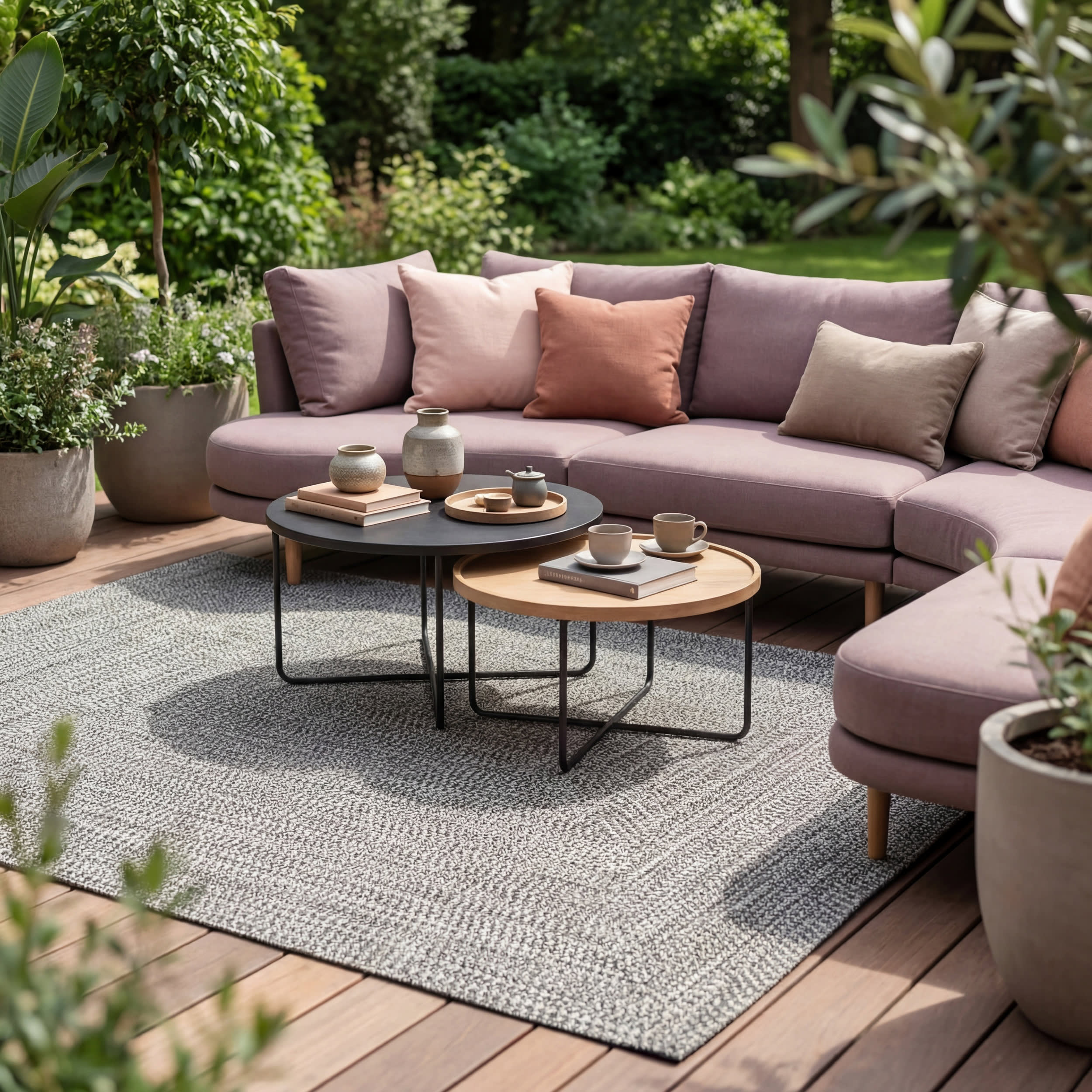 Everywhere Hand-Braided Indoor/Outdoor Rug | Salt And Pepper