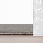 Ranya Modern Solid Rug | Grey