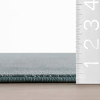 Ranya Modern Solid Rug | Blue
