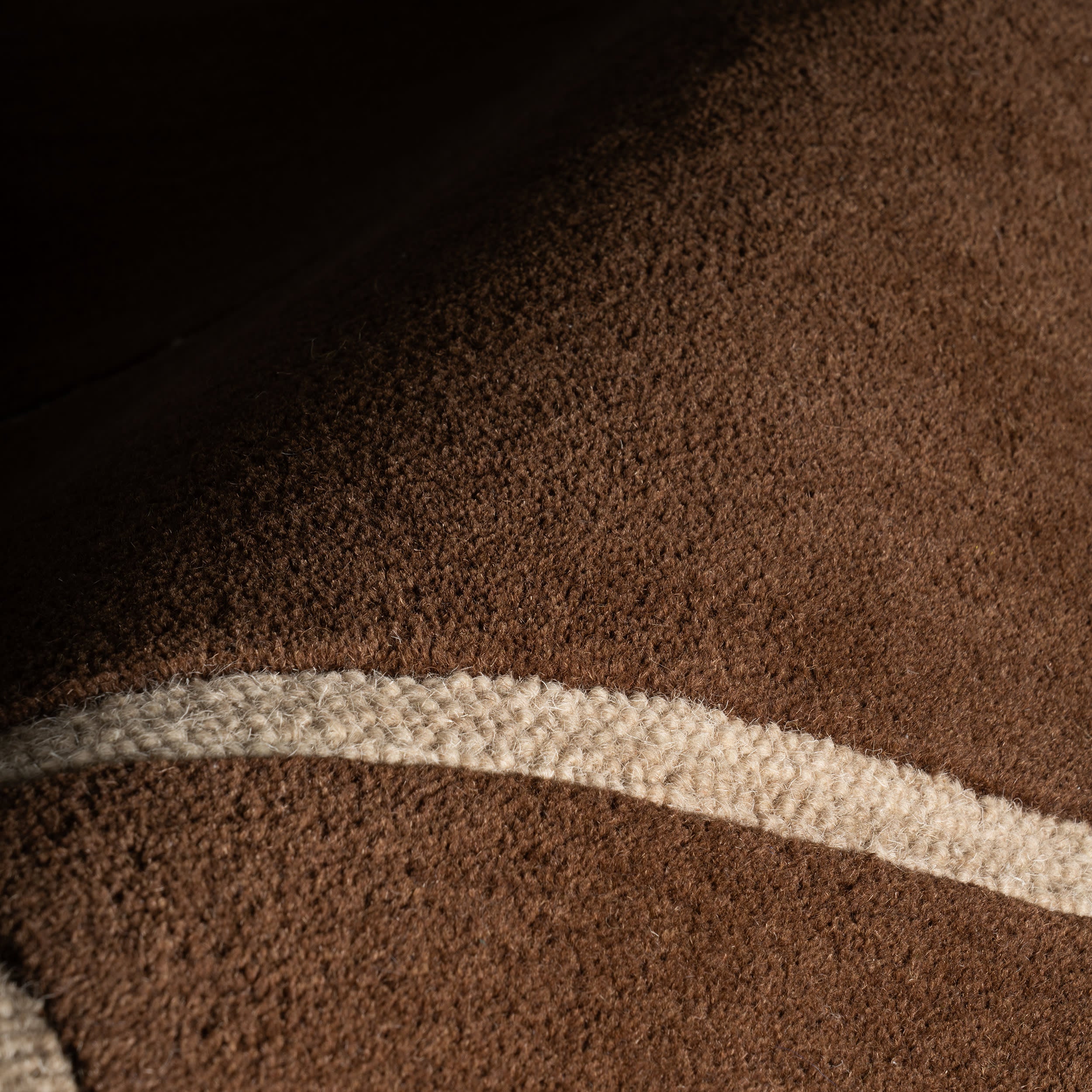 Mira Mid-Century Geometric Rug | Brown