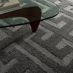 Camelle Modern Geometric Rug | Grey
