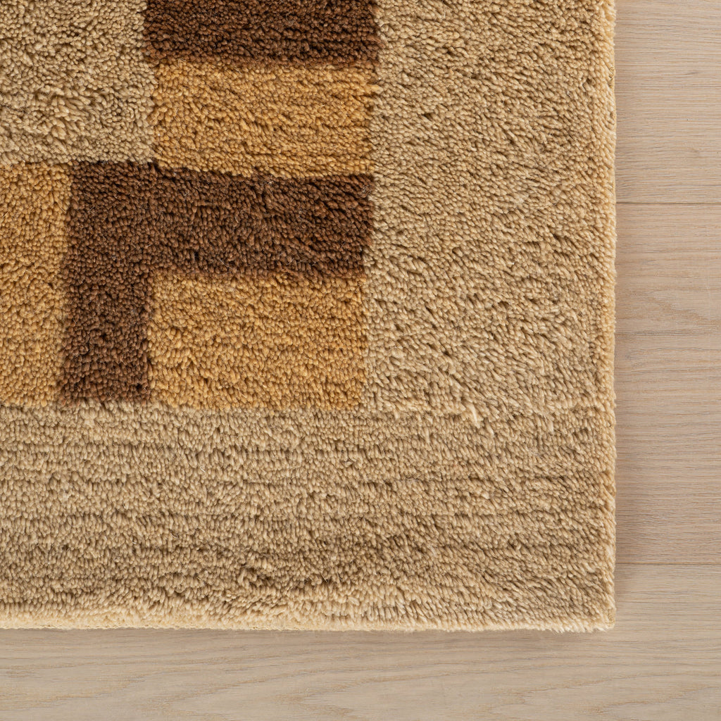 Sabrine Bordered Rug | Tan