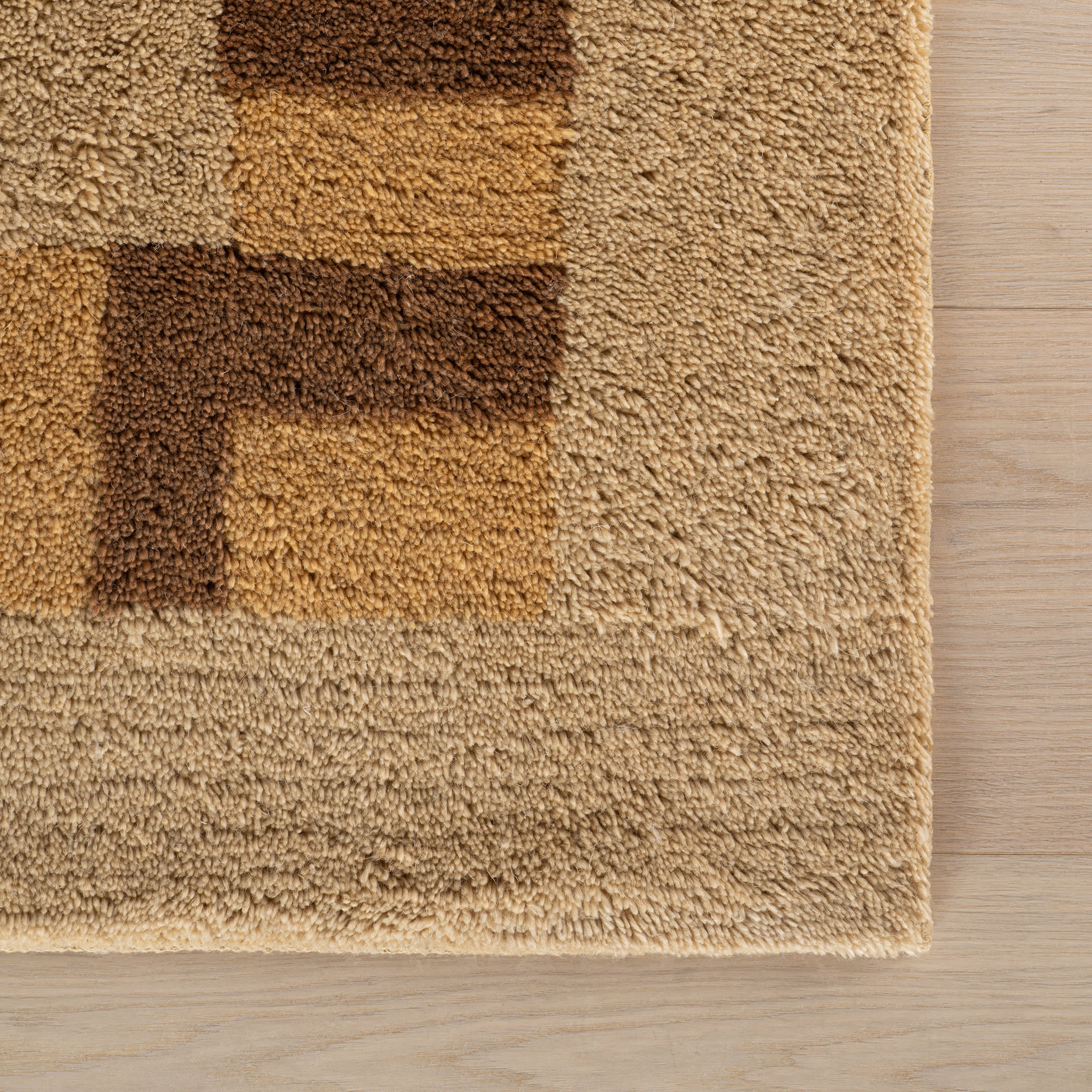 Sabrine Bordered Rug | Tan