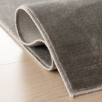 Ranya Modern Solid Rug | Grey
