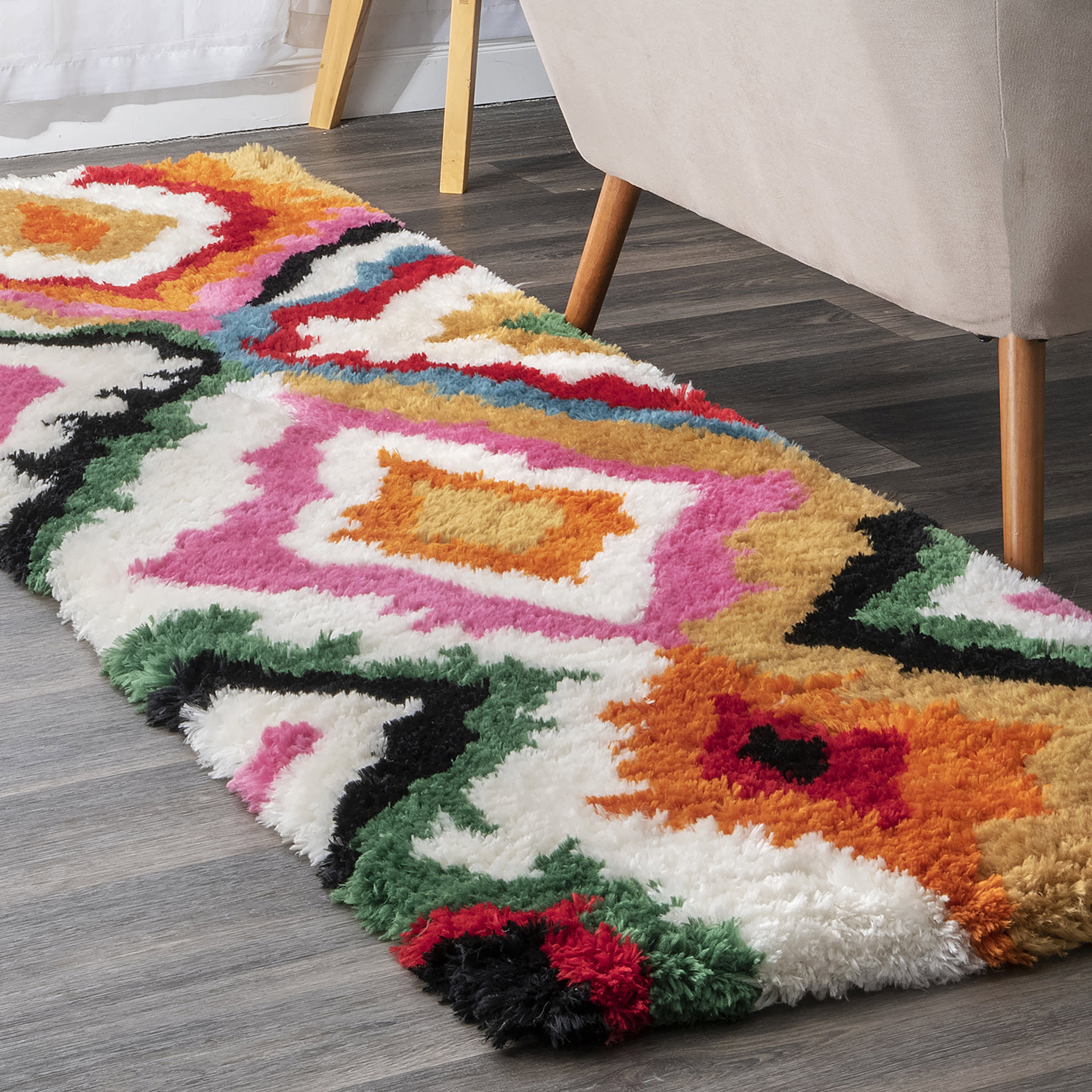 Carnival Shag Rug | Multicolor Secondary image