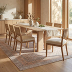 Kanna Oriental and Persian Washable Rug | Peach
