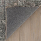 Luda Vintage & Distressed Washable Rug | Sage