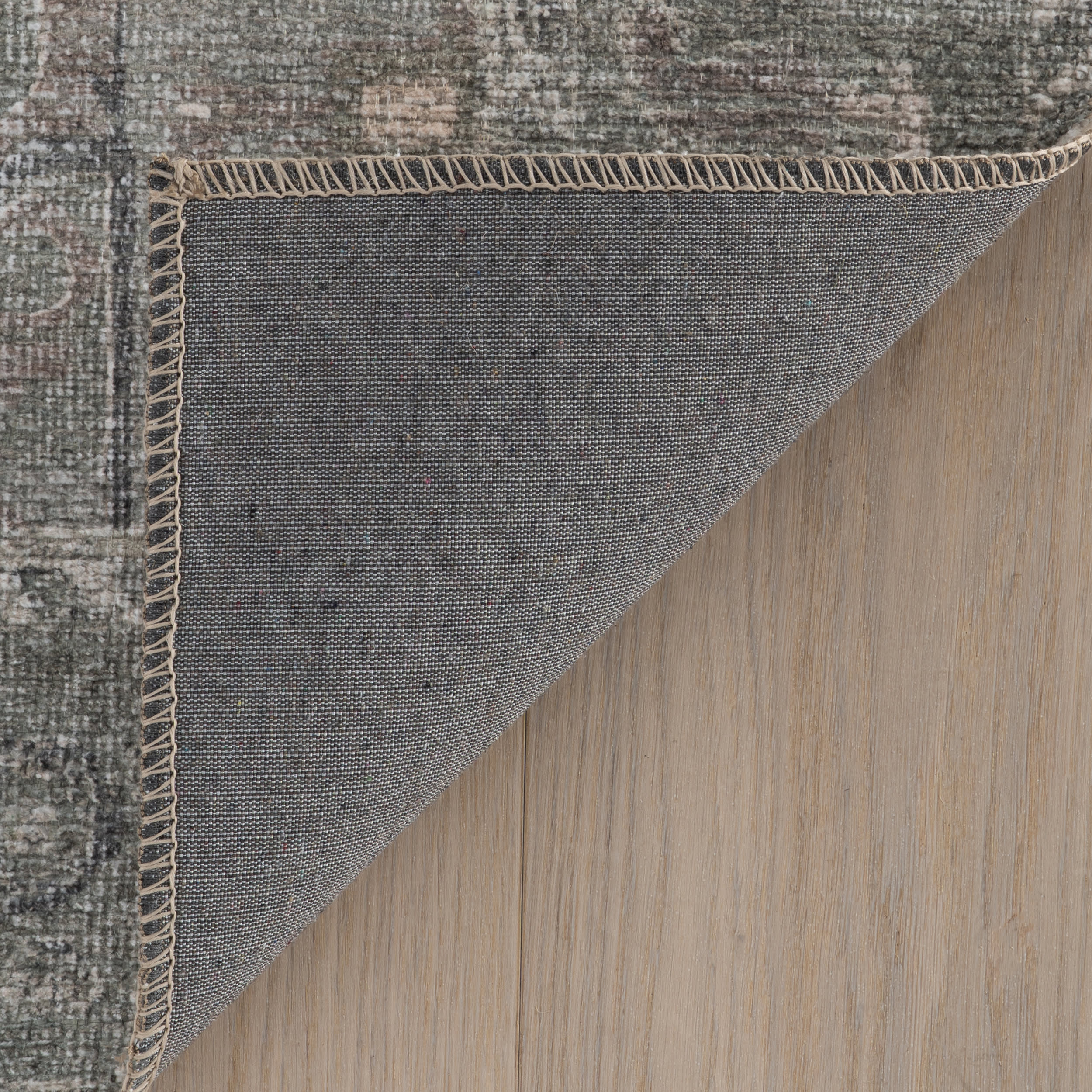 Luda Vintage & Distressed Washable Rug | Sage