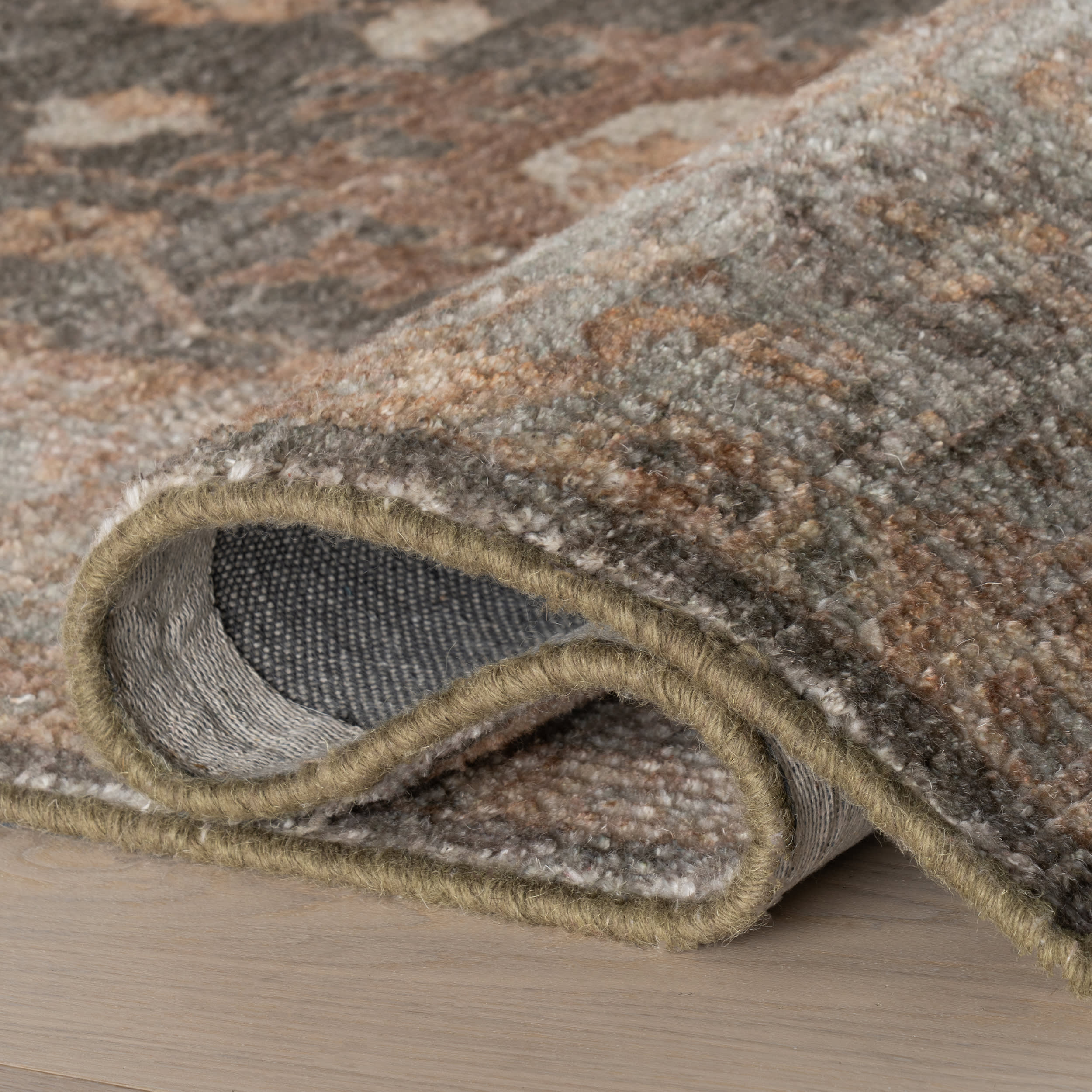 Nira Hand Loomed Wool Rug | Brown
