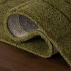 Avela Textured Abstract Rug | Green
