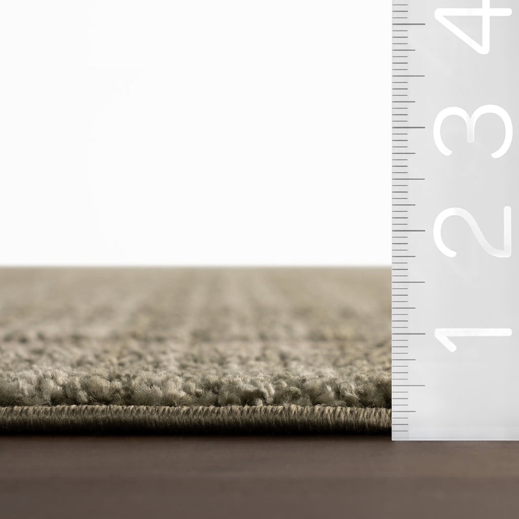 Suba Transitional Geometric Rug | Green