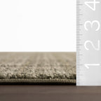 Suba Transitional Geometric Rug | Green