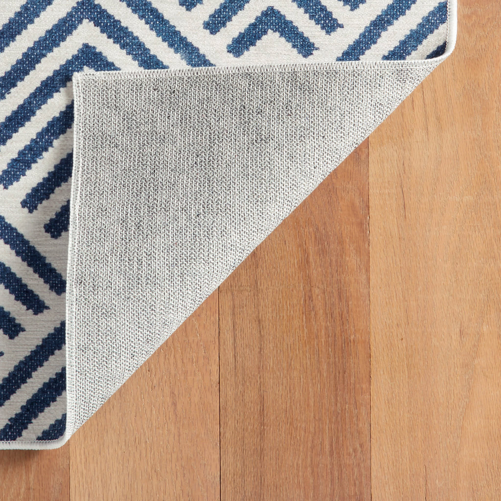 Cleo Machine Washable Rug | Navy