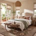 Nira Hand Loomed Wool Rug | Brown
