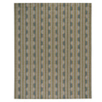 Button Hand Micro Hooked Wool Rug | Grey