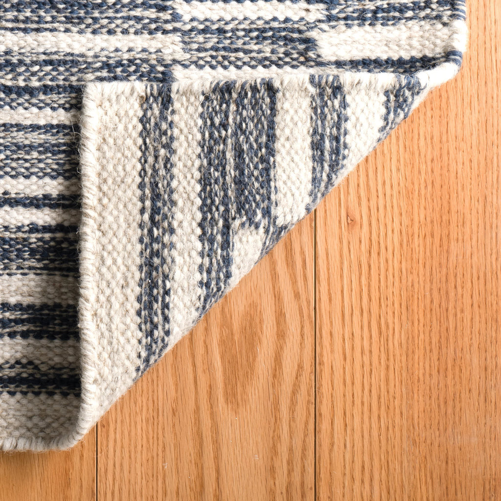 Heights Handwoven Wool Rug | Denim