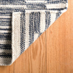 Heights Handwoven Wool Rug | Denim